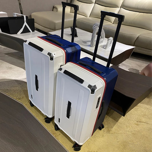 Luxury Large-capacity travel luggage 22/26/28/30/32/36 inch trolley suitcase mute brake men's and women's super fashion suitcase