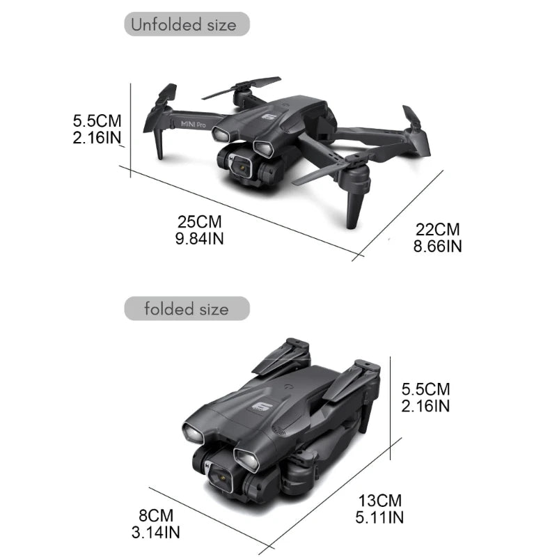 Foldable Drones with 4K Camera for Adults Quadcopter WiFi FPV Live Video