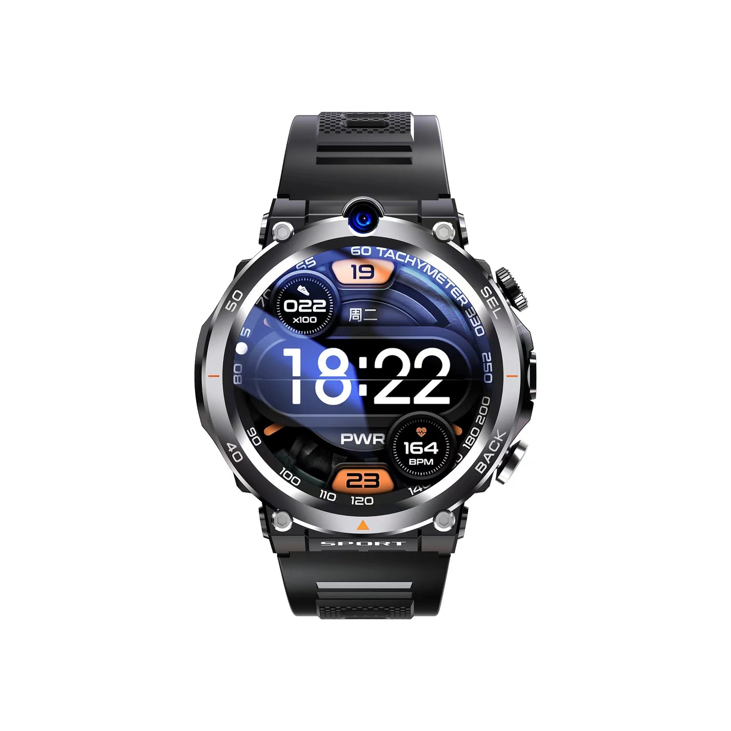 4G LTE Smartwatch 1.39" GPS Dual Camera Wifi SIM NFC Rugged 64G ROM Google Play APP Download IP67 Men Women Android Smart Watch