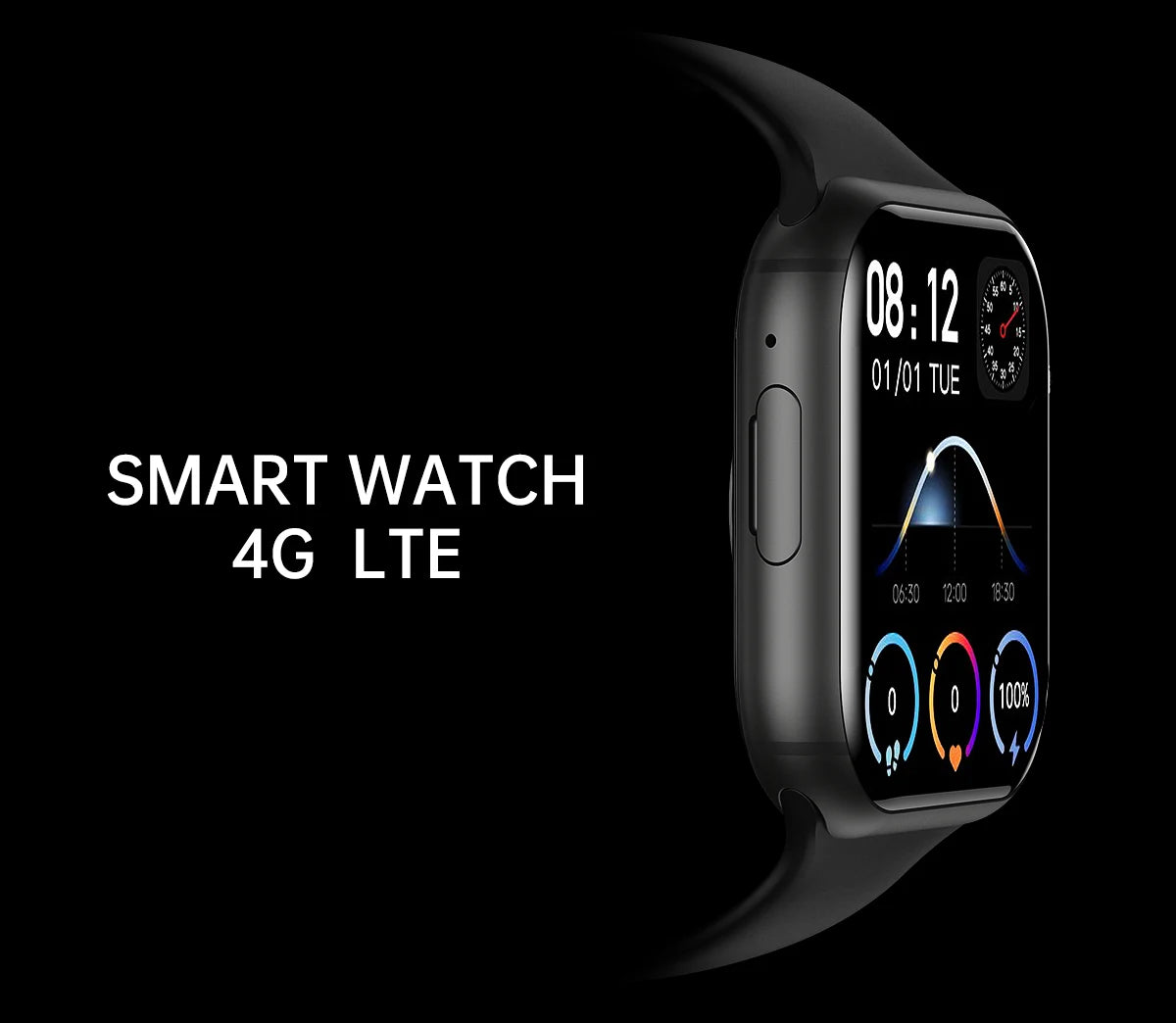 4G DM60 Smart Watch Android8.1 GPS 4GB+64GB Sport 2.02 "IPS Screen 4G LTE Supports SIM Wifi 800mAh Battery Men Women Smartwatch