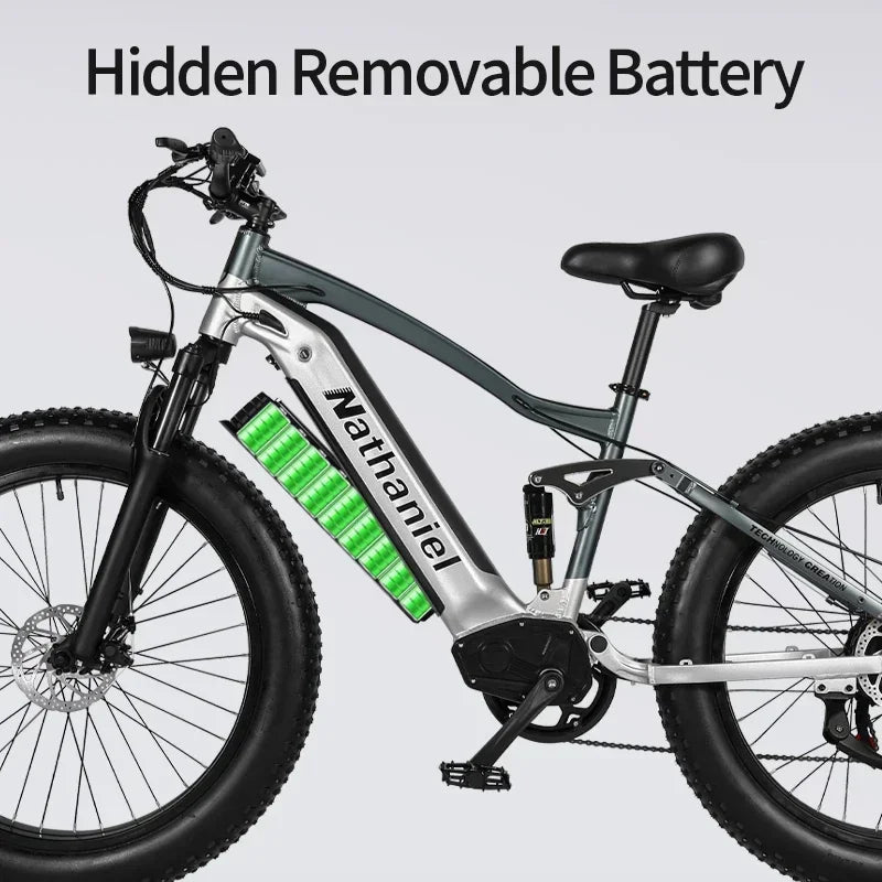 CHINA US 1000W Off-road Electric Bike 26 inch 4.0 Fat Tire Outdoor Sports Mountain Bike 20Ah Battery Adult Bike 40km/h ebike