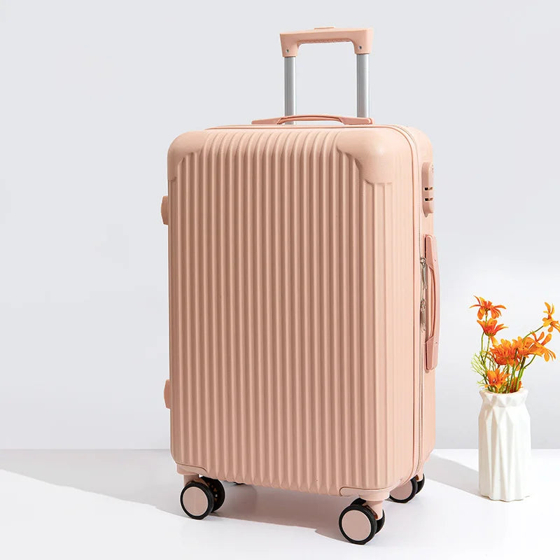 Suitcase, wear-resistant suitcase, large-capacity trolley case, 26-inch men's and women's boarding case, universal wheel case