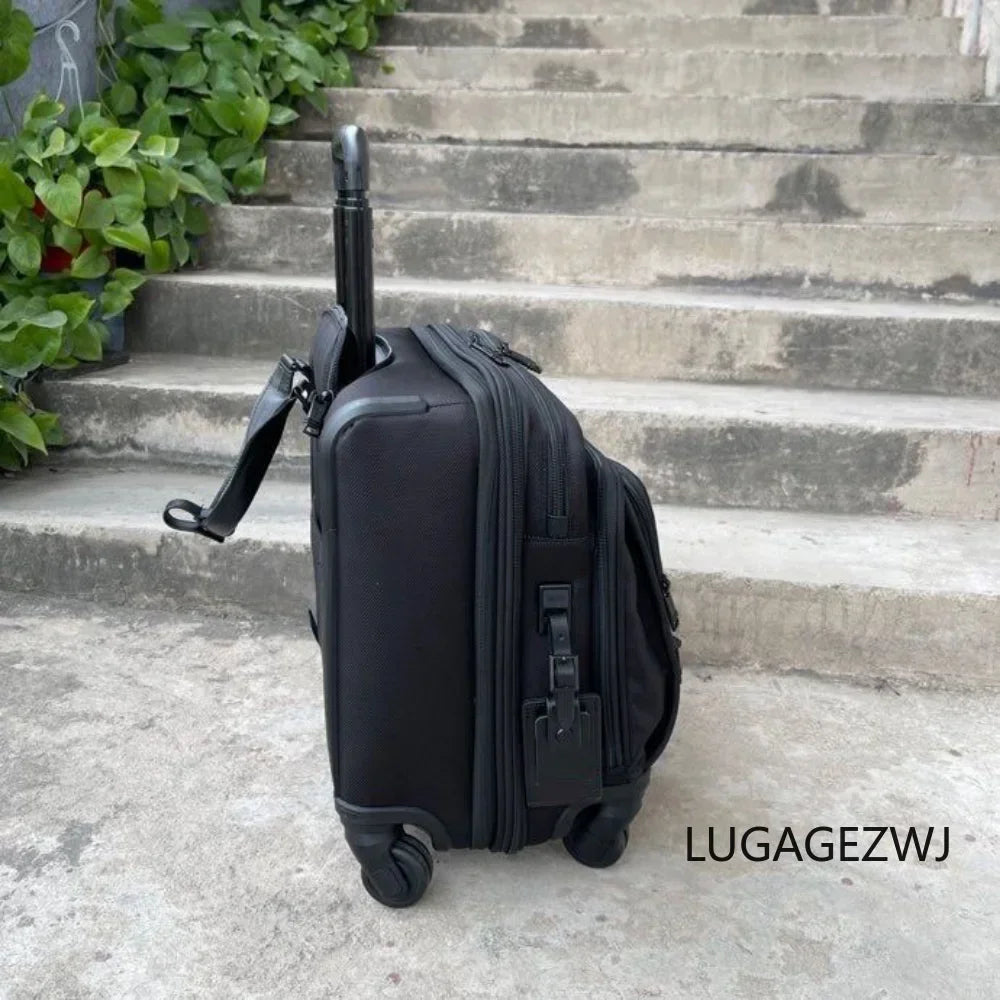 Famous Brand Nylon Suitcase Oxford Cloth Canvas Rolling Luggage Universal Wheel Password Lock Business Carry ON Suitcase