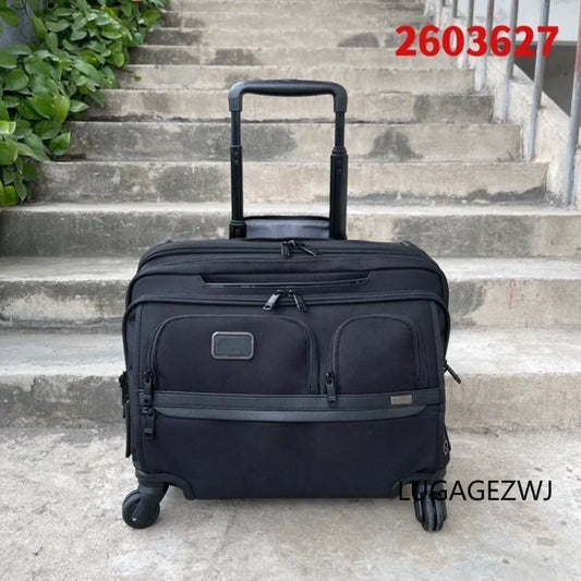 Famous Brand Nylon Suitcase Oxford Cloth Canvas Rolling Luggage Universal Wheel Password Lock Business Carry ON Suitcase