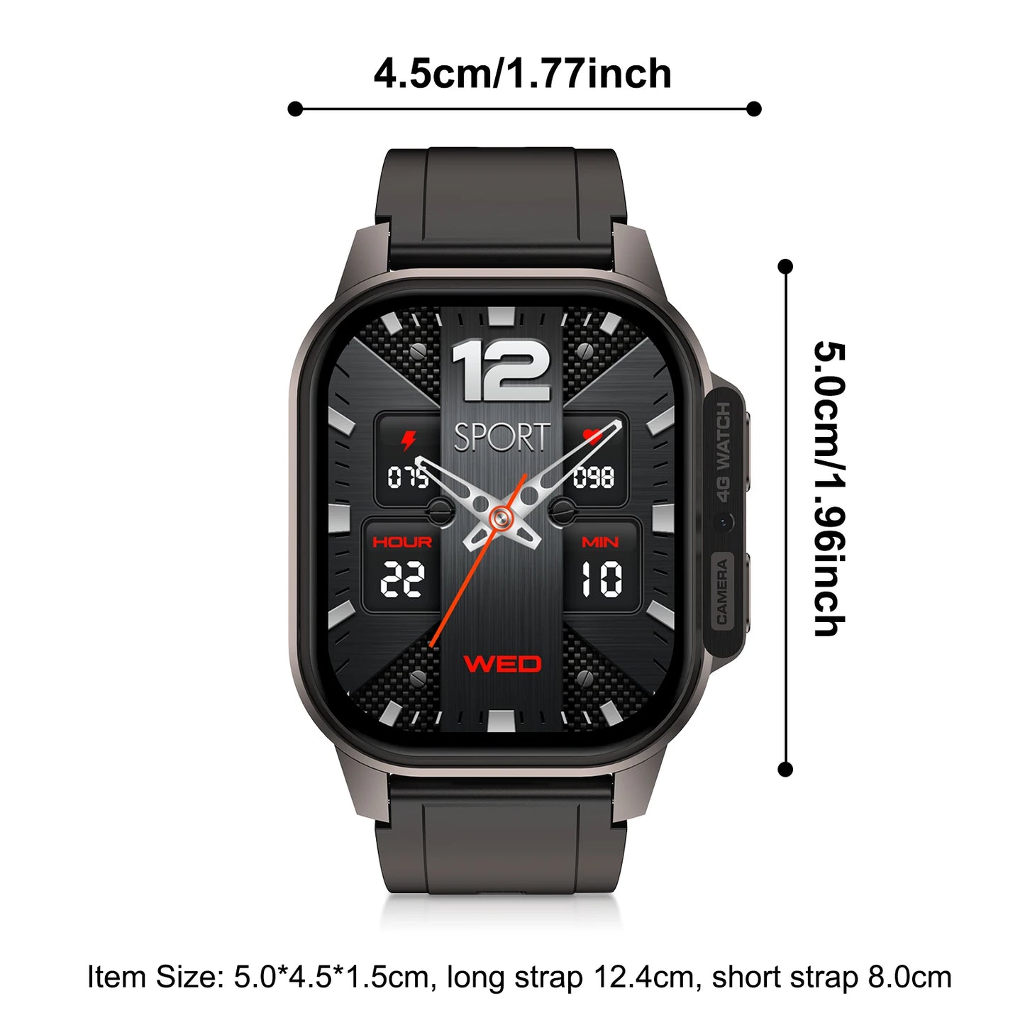 4G Smart Watch Phone WiFi GPS Bluetooth Smartwatch Call Sleep Heart Rate Monitor 2.13inch AMOLED Touch Screen For Men Women